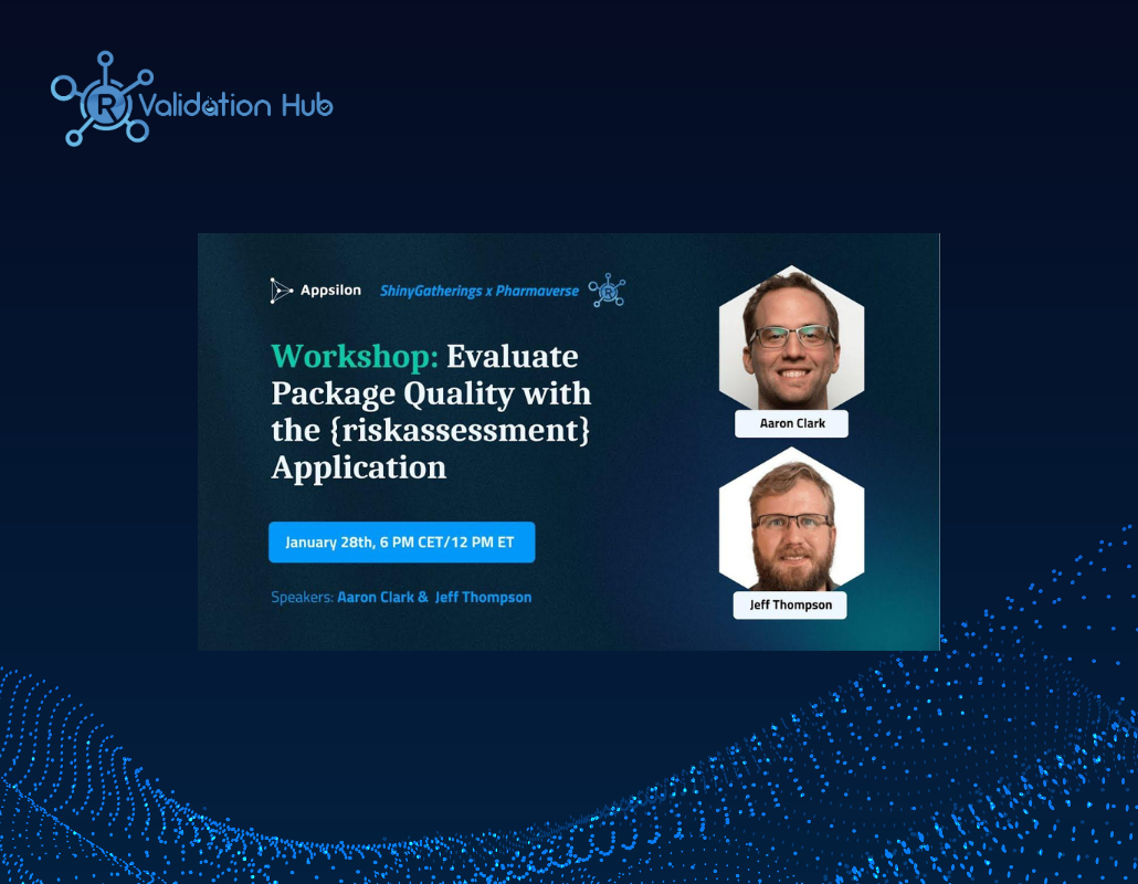 {riskassessment} ShinyGatherings x Pharmaverse Workshop